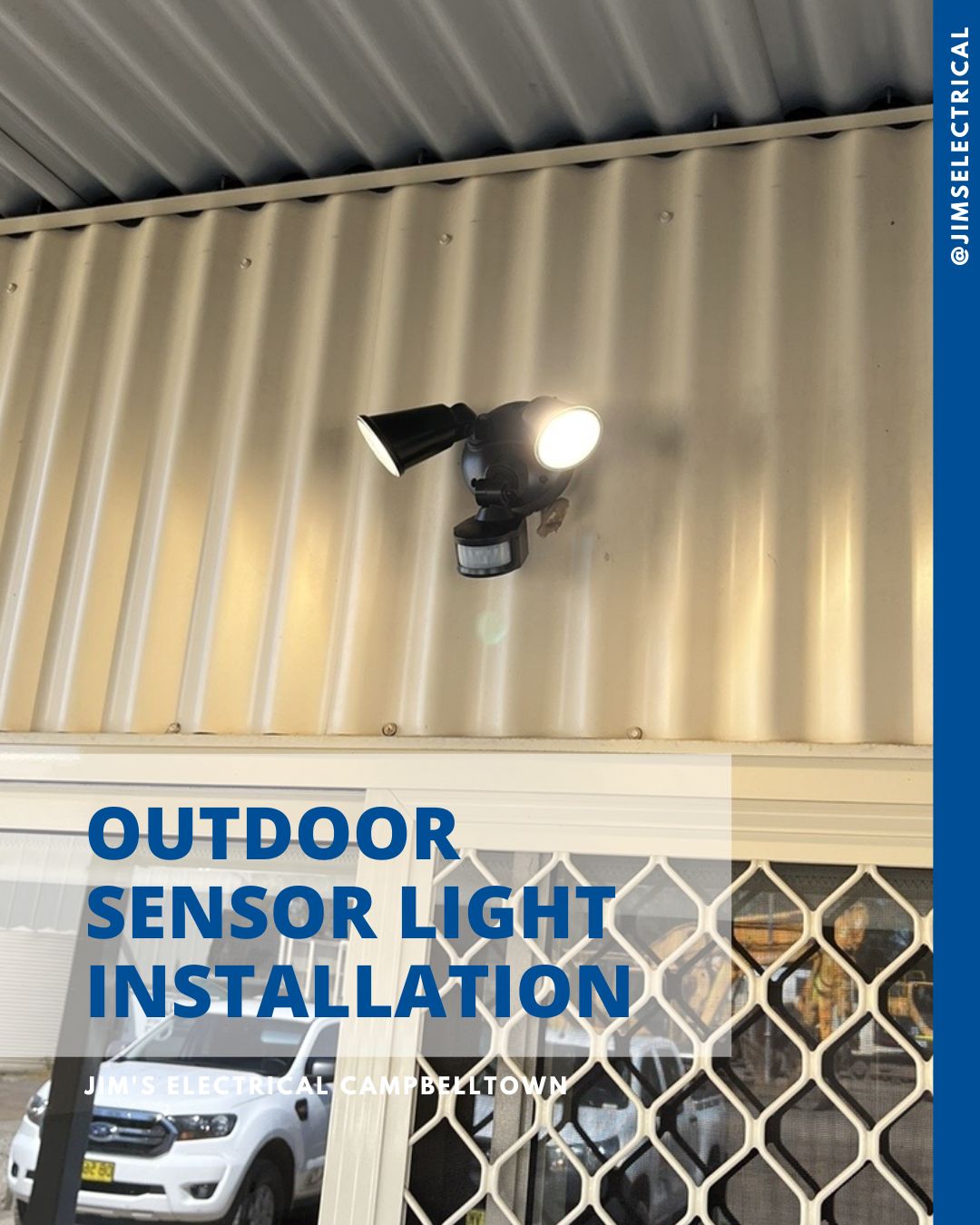 Sensor Security Light Installation